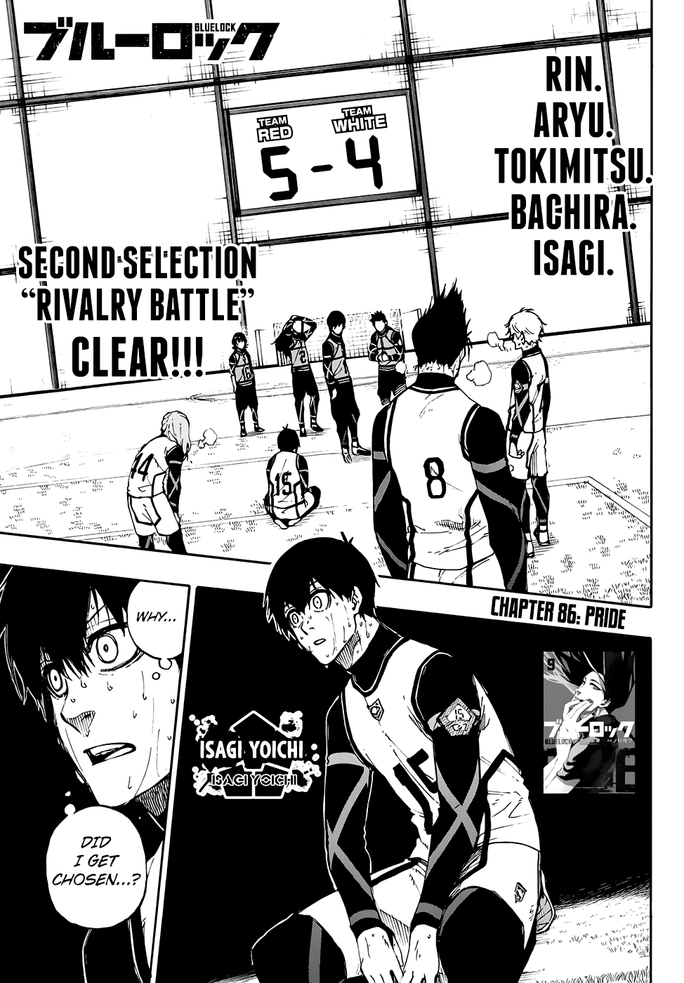 Blue Lock Chapter 86 image 01